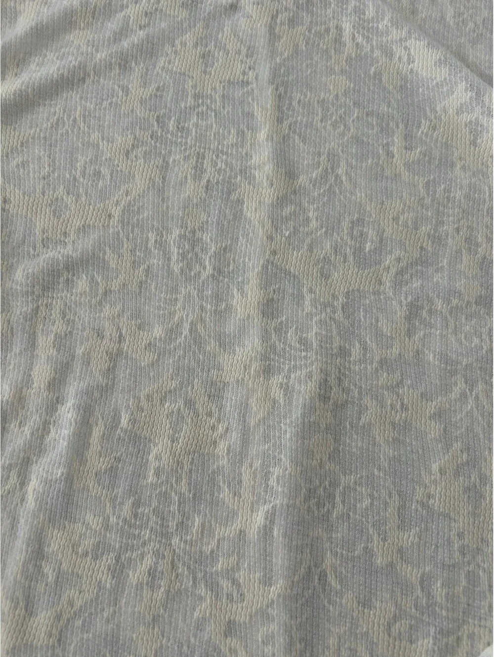 Free People Intimately You and I White Long Sleeve Turtleneck Top Sz XS